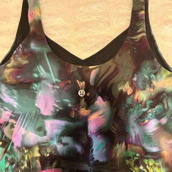 Lulu Lemon Colorful Abstract Print Dress - Picture 5 of 8